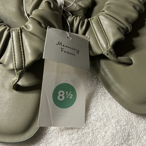 NWT A New Day. Sandal size 8 1/2 Memory foam.
Olive Green. Comfortable - Picture 3 of 5